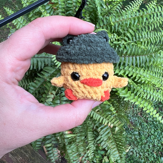 Lil Chick with a Frog Hat