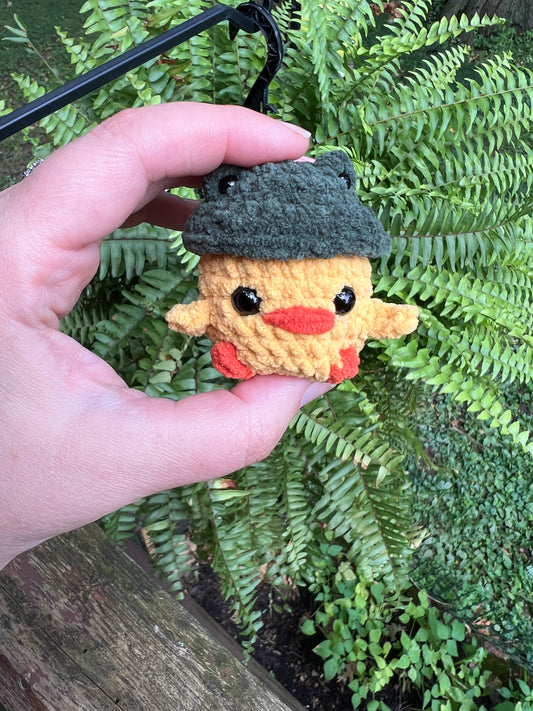 Lil Chick with a Frog Hat